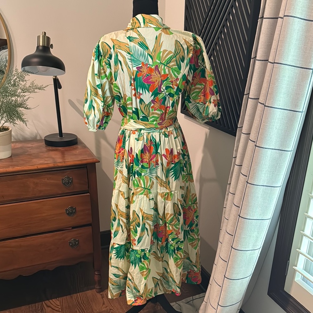 Flying Tomato Tropical midi dress medium - Picture 4 of 5